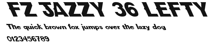FZ JAZZY 36 LEFTY Preview