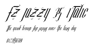 FZ JAZZY 35 ITALIC Preview