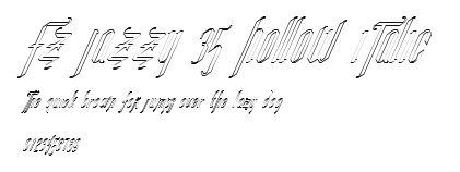 FZ JAZZY 35 HOLLOW ITALIC Preview
