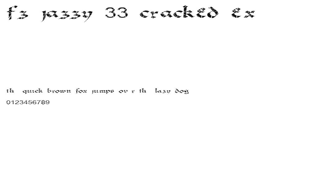 FZ JAZZY 33 CRACKED EX Preview
