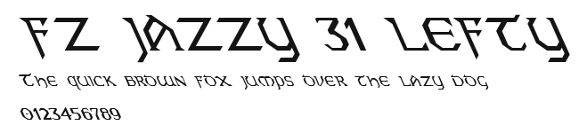 FZ JAZZY 31 LEFTY Preview