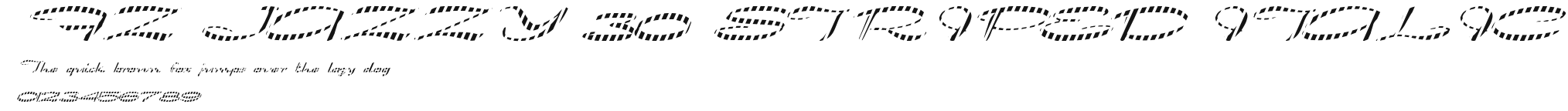 FZ JAZZY 30 STRIPED ITALIC Preview