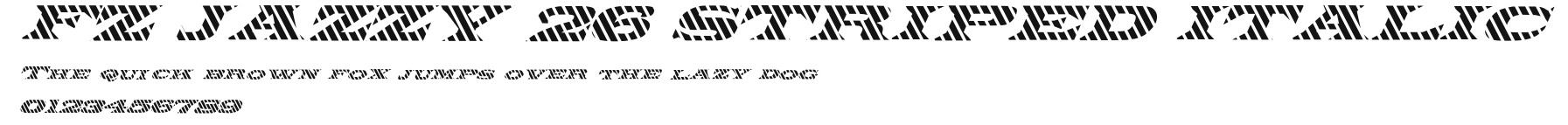 FZ JAZZY 26 STRIPED ITALIC Preview