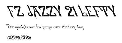 FZ JAZZY 21 LEFTY Preview