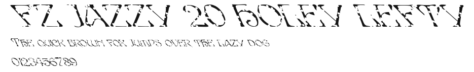 FZ JAZZY 20 HOLEY LEFTY Preview