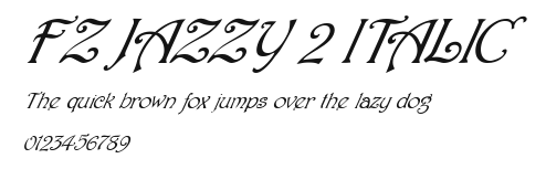 FZ JAZZY 2 ITALIC Preview