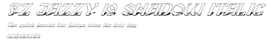 FZ JAZZY 19 SHADOW ITALIC Preview