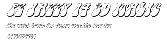FZ JAZZY 14 3D ITALIC Preview