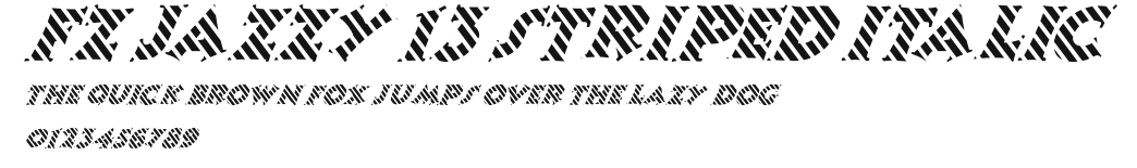 FZ JAZZY 13 STRIPED ITALIC Preview