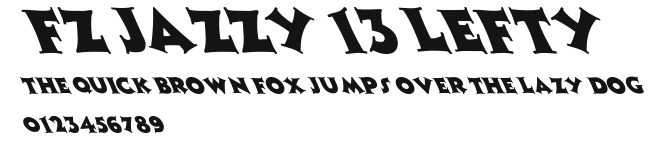 FZ JAZZY 13 LEFTY Preview