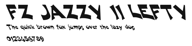 FZ JAZZY 11 LEFTY Preview