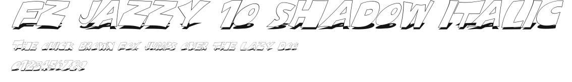 FZ JAZZY 10 SHADOW ITALIC Preview