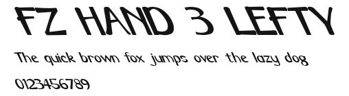 FZ HAND 3 LEFTY Preview