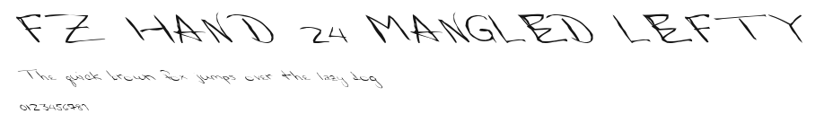 FZ HAND 24 MANGLED LEFTY Preview