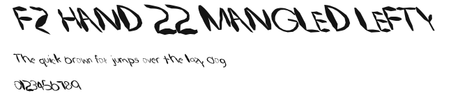 FZ HAND 22 MANGLED LEFTY Preview