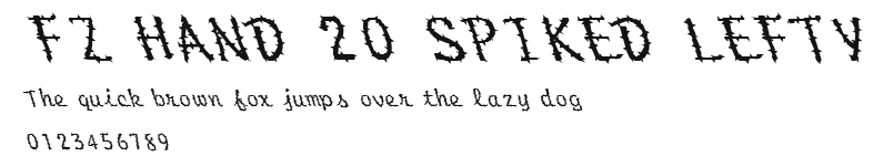 FZ HAND 20 SPIKED LEFTY Preview