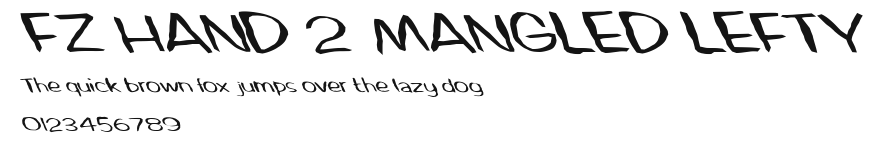 FZ HAND 2 MANGLED LEFTY Preview