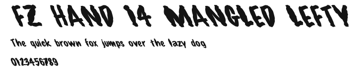 FZ HAND 14 MANGLED LEFTY Preview