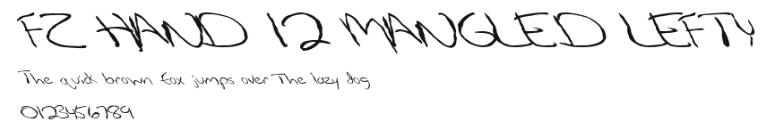 FZ HAND 12 MANGLED LEFTY Preview