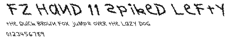 FZ HAND 11 SPIKED LEFTY Preview
