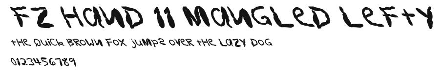 FZ HAND 11 MANGLED LEFTY Preview