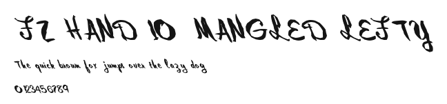 FZ HAND 10 MANGLED LEFTY Preview