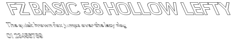 FZ BASIC 58 HOLLOW LEFTY Preview