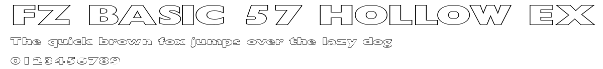 FZ BASIC 57 HOLLOW EX Preview