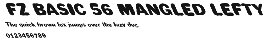 FZ BASIC 56 MANGLED LEFTY Preview