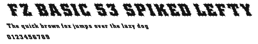 FZ BASIC 53 SPIKED LEFTY Preview