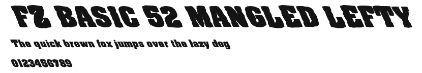 FZ BASIC 52 MANGLED LEFTY Preview