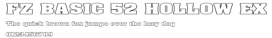 FZ BASIC 52 HOLLOW EX Preview