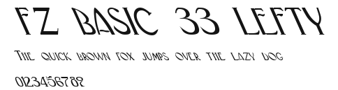 FZ BASIC 33 LEFTY Preview