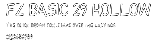 FZ BASIC 29 HOLLOW Preview