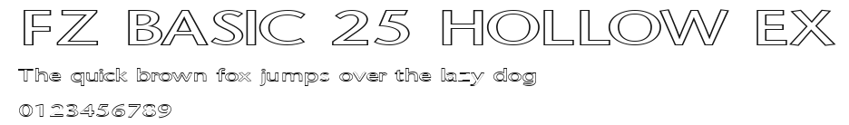 FZ BASIC 25 HOLLOW EX Preview