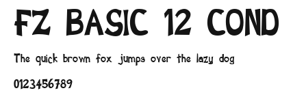 FZ BASIC 12 COND.ttf