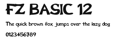 FZ BASIC 12 .ttf