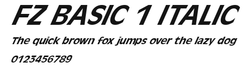 FZ BASIC 1 ITALIC.ttf