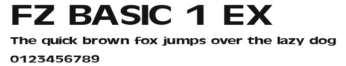 FZ BASIC 1 EX.ttf