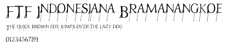 FTF Indonesiana Bramanangkoe  Preview