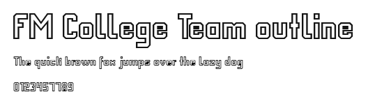 FM College Team outline Preview