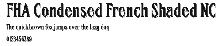 FHA Condensed French Shaded NC Preview