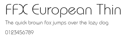 FFX European Thin Preview