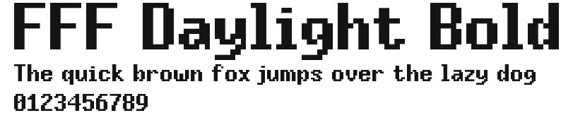 FFF Daylight Bold Preview