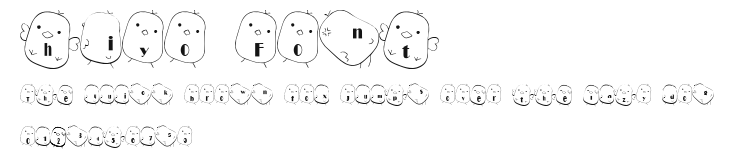 hiyo Font Preview