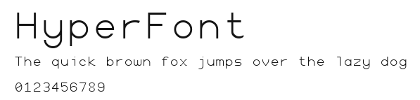 HyperFont Preview