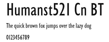 Humanst521 Cn BT Preview