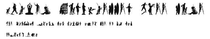 Human Silhouettes Free Nine Preview