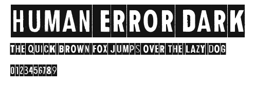 Human Error Dark Preview