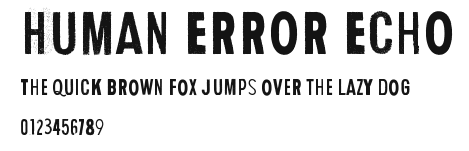 Human Error Echo Preview
